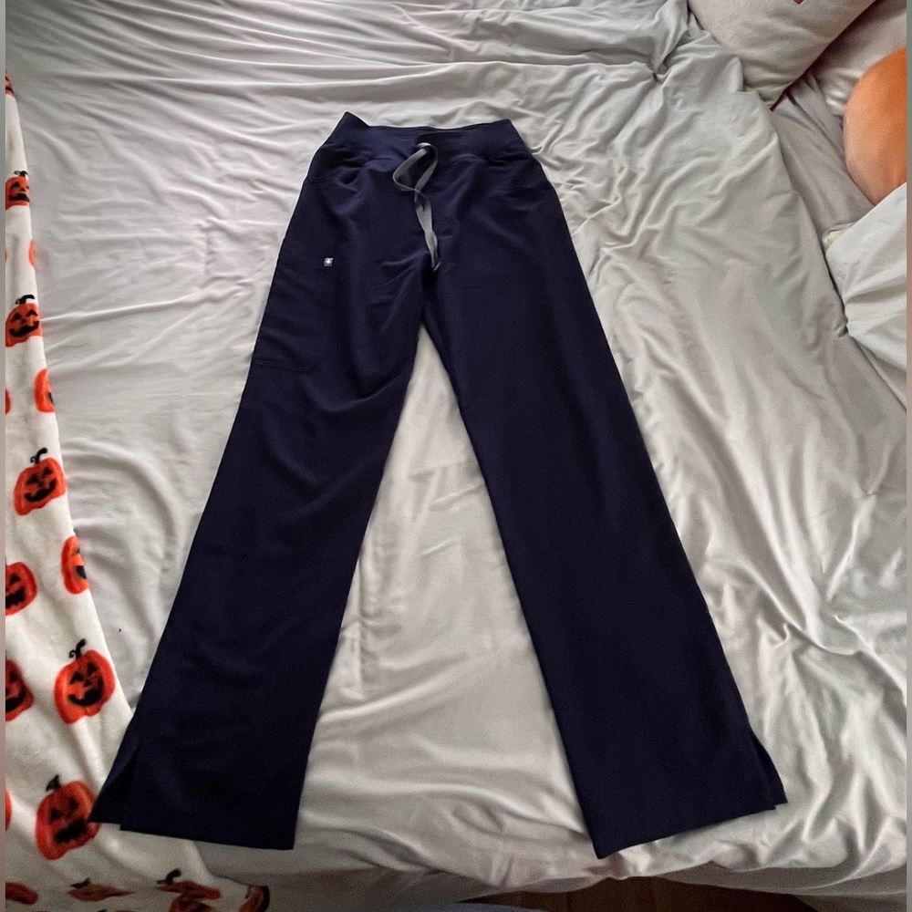 High Wasted Kade Fig Scrub Pants